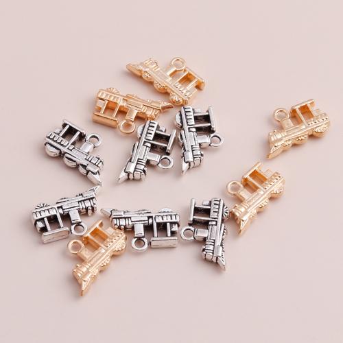 Tibetan Style Pendants, Train, plated, DIY, more colors for choice, 10PCs/Bag, Sold By Bag