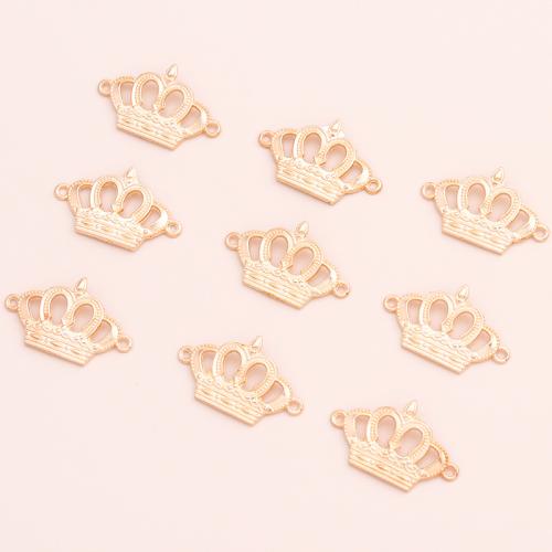 Tibetan Style Connector, Crown, plated, DIY & 1/1 loop, 10PCs/Bag, Sold By Bag