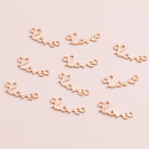 Letter Tibetan Style Connector, Alphabet Letter, plated, DIY & 1/1 loop, 50PCs/Bag, Sold By Bag