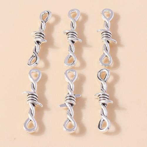 Tibetan Style Connector, plated, DIY & 1/1 loop, 15PCs/Bag, Sold By Bag