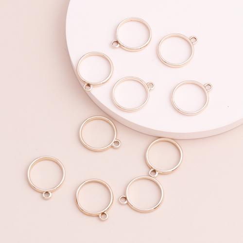 Pendentifs en alliage de zinc, Rond, Placage, DIY, 30PC/sac, Vendu par sac