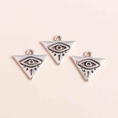 Tibetan Style Pendants, plated, DIY, 20PCs/Bag, Sold By Bag