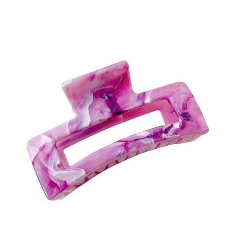 Hair Claw Clips, Resin, fashion jewelry, more colors for choice, 83x45mm, Sold By PC