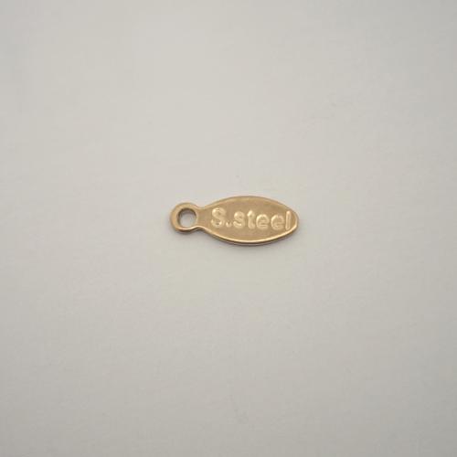 Edelstahl -Ergänzung-Kette Tropfen, 304 Edelstahl, DIY, goldfarben, 10x4x1mm, ca. 100PCs/Tasche, verkauft von Tasche