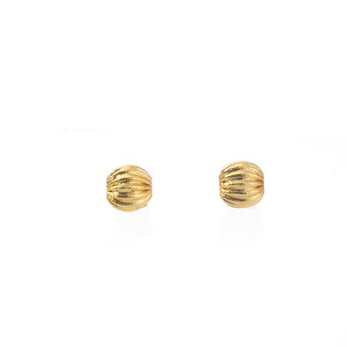 Brass Jewelry Beads, gold color plated, DIY, nickel, lead & cadmium free, 5x5x5mm, Sold By PC