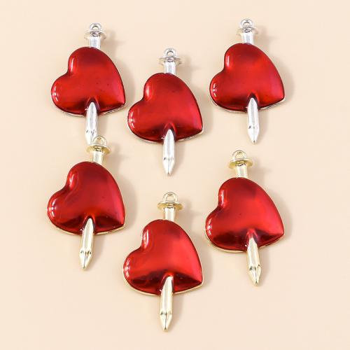 Tibetan Style Enamel Pendants, plated, DIY, more colors for choice, 10PCs/Bag, Sold By Bag