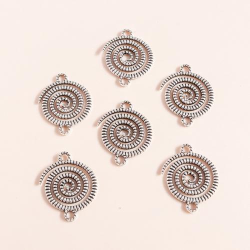 Tibetan Style Connector, plated, DIY & 1/1 loop, 20PCs/Bag, Sold By Bag