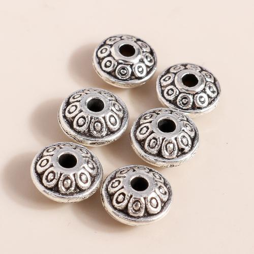 Tibetan Style Jewelry Beads, plated, DIY, 50PCs/Bag, Sold By Bag