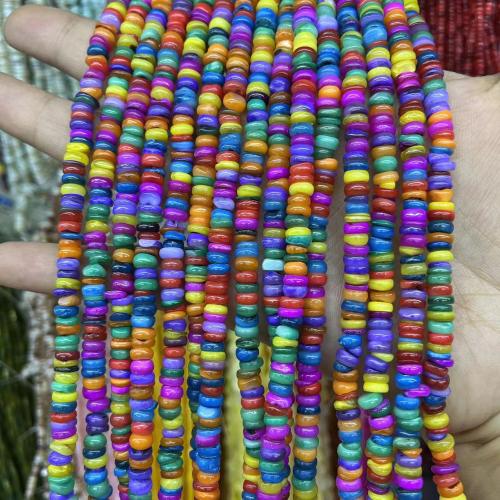 Natural Colored Shell Beads, Freshwater Shell, DIY, more colors for choice, 2x6mm, Approx 240PCs/Strand, Sold By Strand