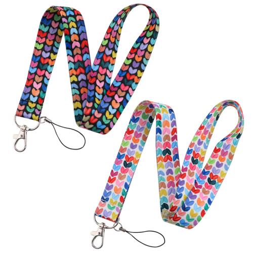 Polyester Cellphone Lanyard, multifunctional & different designs for choice, more colors for choice, Sold By PC