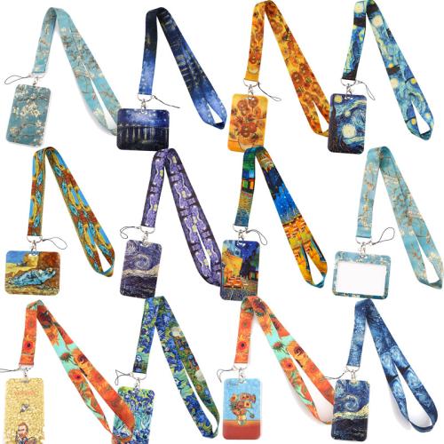 Lanyard card Holder, Polyester, with ABS Plastic, multifunctional & different styles for choice & different designs for choice, more colors for choice, Lanyard :45x2.5cm, Sold By PC