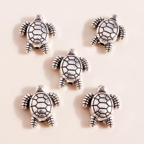 Tibetan Style Animal Pendants, Turtle, plated, DIY, 20PCs/Bag, Sold By Bag