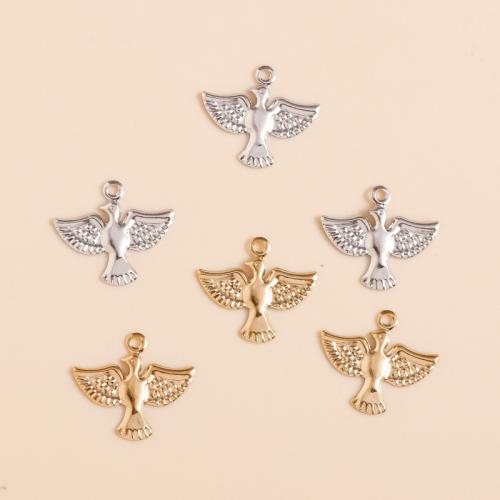 Tibetan Style Animal Pendants, Bird, plated, DIY, more colors for choice, 100PCs/Bag, Sold By Bag