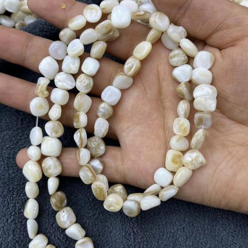 Natural Freshwater Shell Beads, irregular, DIY, more colors for choice, about:8-10mm, Approx 43PCs/Strand, Sold By Strand