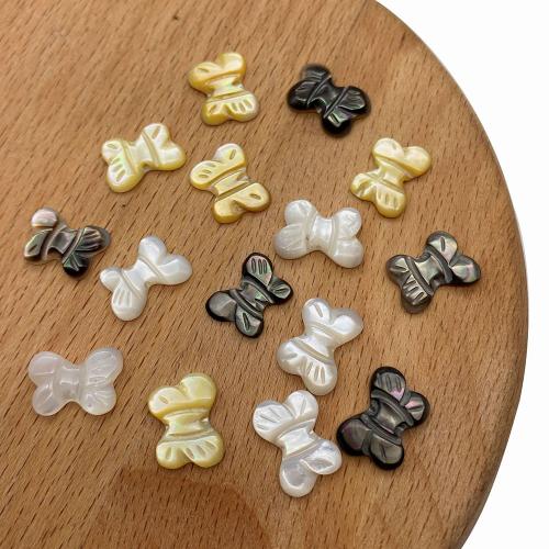 Natural Seashell Beads, Shell, Butterfly, DIY, more colors for choice, 10x14mm, Sold By PC