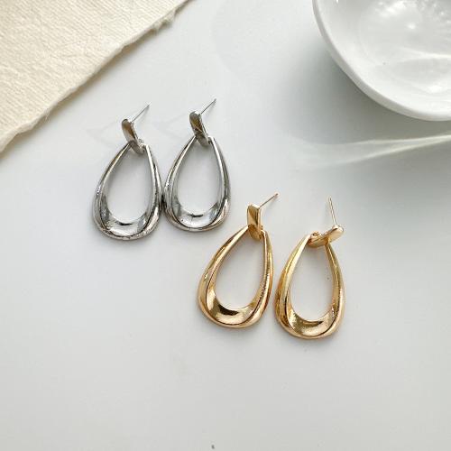 Tibetan Style Drop Earrings, Teardrop, plated, fashion jewelry & for woman & hollow, more colors for choice, Sold By Pair