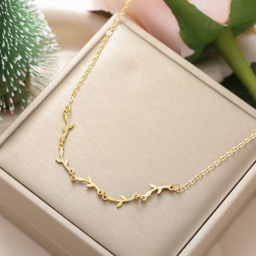 Stainless Steel Jewelry Necklace, 304 Stainless Steel, Lotus, Vacuum Ion Plating, for woman, more colors for choice, Length:51-60 cm, 10PCs/Bag, Sold By Bag