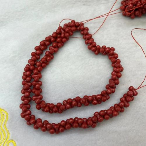 Natural Colored Shell Beads, DIY & different size for choice, deep red, Sold By Strand