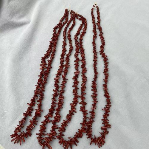 Natural Colored Shell Beads, DIY, deep red, about:5-13mm, Approx 335PCs/Strand, Sold Per Approx 59 cm Strand