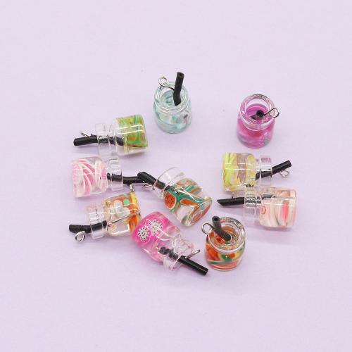 Acrylic Pendants, Resin, DIY, mixed colors, about: 10-20mm, Approx 100PCs/Bag, Sold By Bag