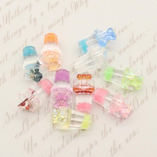 Acrylic Pendants, DIY, mixed colors, about: 13-23mm, 100PCs/Bag, Sold By Bag