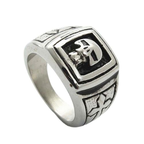 Stainless Steel Finger Ring, 316 Stainless Steel, polished, fashion jewelry & different size for choice & for man, silver color, Sold By PC