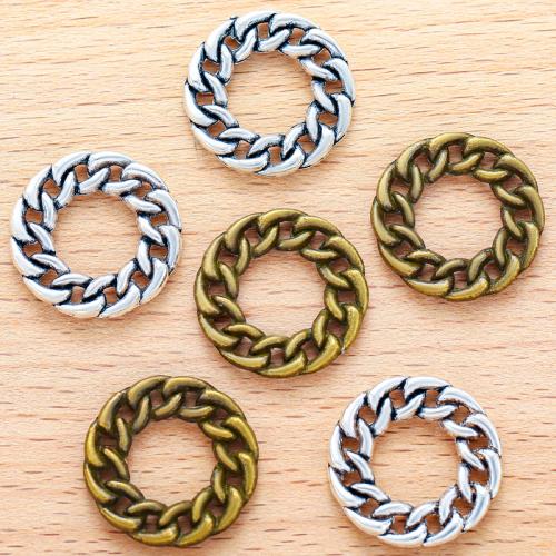 Tibetan Style Linking Ring, plated, DIY, more colors for choice, 20x20mm, 100PCs/Bag, Sold By Bag