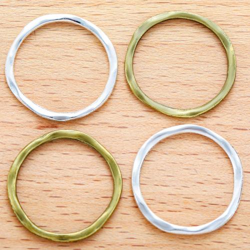 Tibetan Style Linking Ring, plated, DIY, more colors for choice, 24x24mm, 100PCs/Bag, Sold By Bag