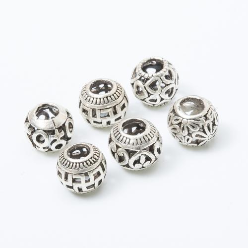 Tibetan Style Jewelry Beads, plated, DIY, more colors for choice, 50PCs/Bag, Sold By Bag