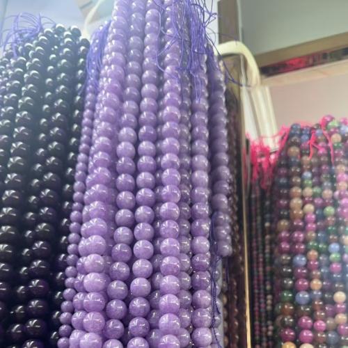 Dyed Jade Beads, Round, DIY, more colors for choice, 12mm, Sold Per Approx 38 cm Strand