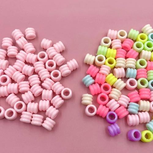 Plastic Beads, DIY, more colors for choice, 7x7mm, Hole:Approx 4mm, Approx 3900PCs/Bag, Sold By Bag