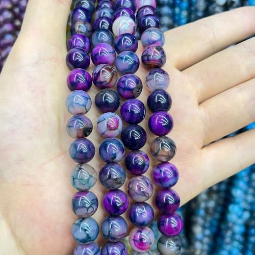 Natural Dragon Veins Agate Beads, DIY & different size for choice, more colors for choice, Sold By Strand