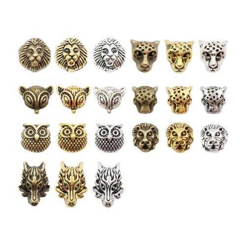 Tibetan Style Animal Beads, plated, DIY, more colors for choice, 100PCs/Bag, Sold By Bag