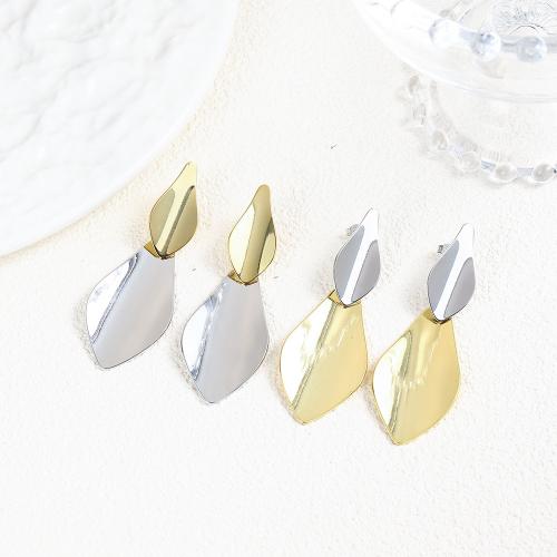 Brass Drop Earring, plated, for woman, more colors for choice, nickel, lead & cadmium free, Sold By Pair