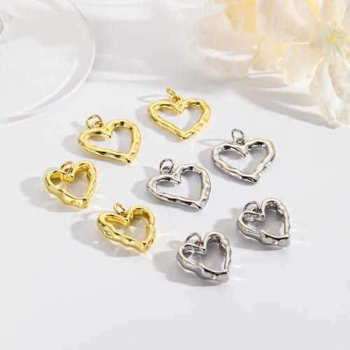 Brass Heart Pendants, plated, different size for choice & for woman, more colors for choice, nickel, lead & cadmium free, Sold By PC