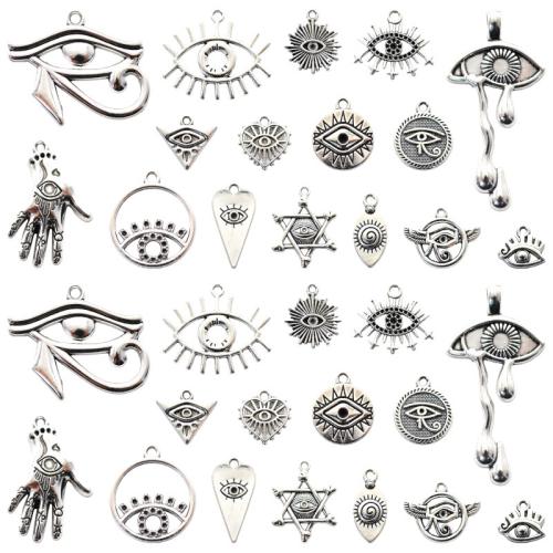 Tibetan Style Pendants, plated, DIY, more colors for choice, 100PCs/Bag, Sold By Bag