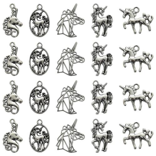 Tibetan Style Pendants, plated, DIY, more colors for choice, 100PCs/Bag, Sold By Bag