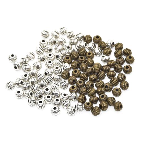 Tibetan Style Jewelry Beads, plated, DIY, more colors for choice, 100PCs/Bag, Sold By Bag