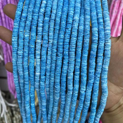 Natural Colored Shell Beads, DIY, more colors for choice, 6mm, Approx 290PCs/Strand, Sold Per Approx 60 cm Strand