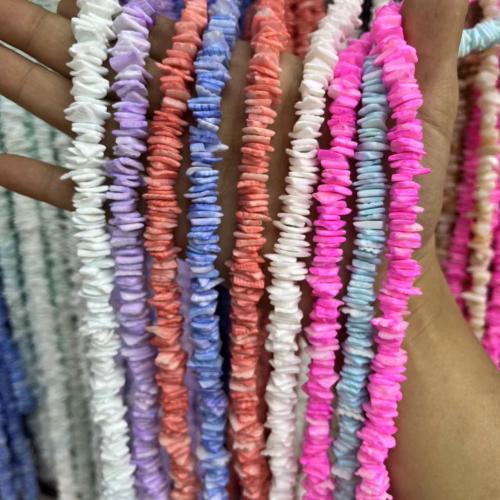 Natural Colored Shell Beads, DIY, more colors for choice, about:8-12mm, Approx 180PCs/Strand, Sold By Strand