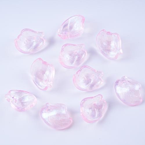 Miracle Acrylic Beads, petals, DIY, more colors for choice, 13x16mm, Approx 1000PCs/Bag, Sold By Bag