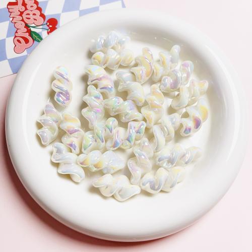 Plated Acrylic Beads, DIY, more colors for choice, 15x30mm, Hole:Approx 2mm, 10PCs/Bag, Sold By Bag