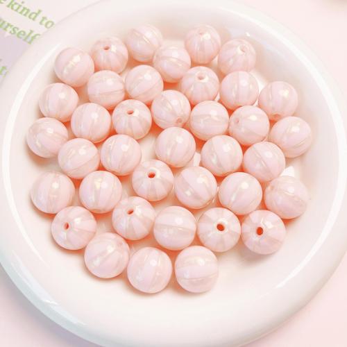 Acrylic Jewelry Beads, Round, DIY, more colors for choice, 16mm, Hole:Approx 2mm, 10PCs/Bag, Sold By Bag