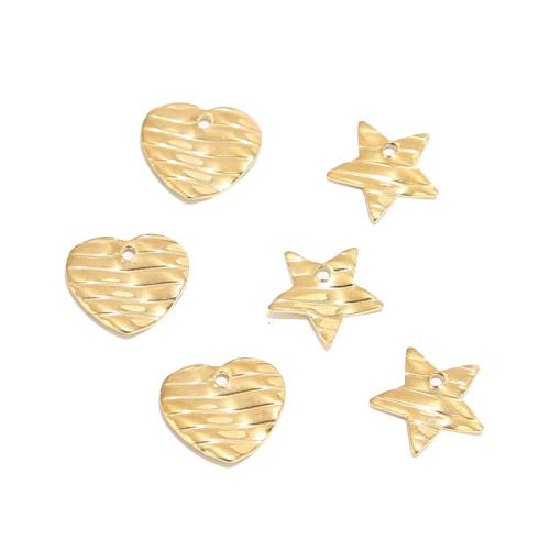 Stainless Steel Pendants, 304 Stainless Steel, gold color plated, DIY & different styles for choice, more colors for choice, Sold By PC