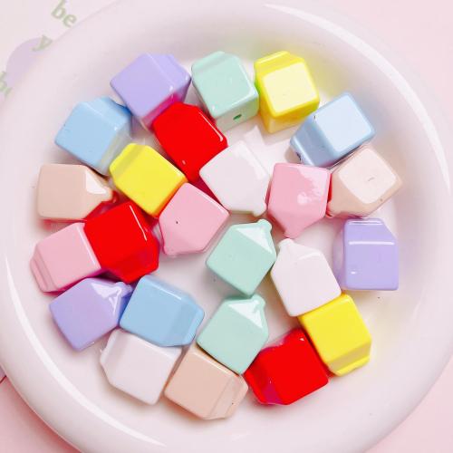 Opaque Acrylic Beads, Milk, DIY, more colors for choice, 20x15mm, Hole:Approx 2.8mm, 10PCs/Bag, Sold By Bag