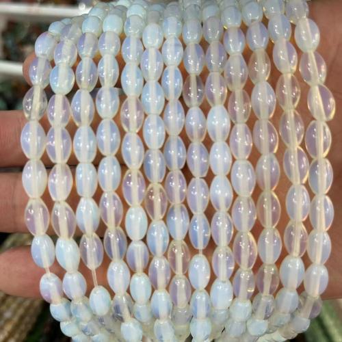 Gemstone Jewelry Beads, Natural Stone, DIY & different materials for choice, more colors for choice, 6x9mm, Approx 44PCs/Strand, Sold By Strand