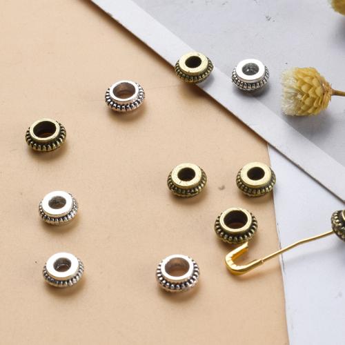 Tibetan Style Spacer Beads, plated, DIY, more colors for choice, 100PCs/Bag, Sold By Bag