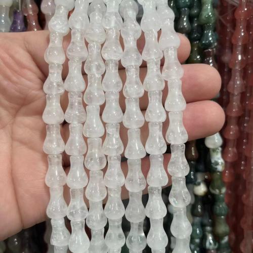 Gemstone Jewelry Beads, Natural Stone, Vase, DIY & different materials for choice, more colors for choice, 8x12mm, Approx 17PCs/Strand, Sold By Strand