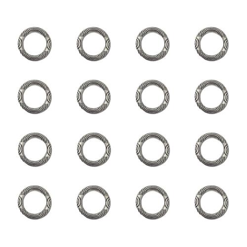 Tibetan Style Linking Ring, Vacuum Ion Plating, DIY, 100PCs/Bag, Sold By Bag