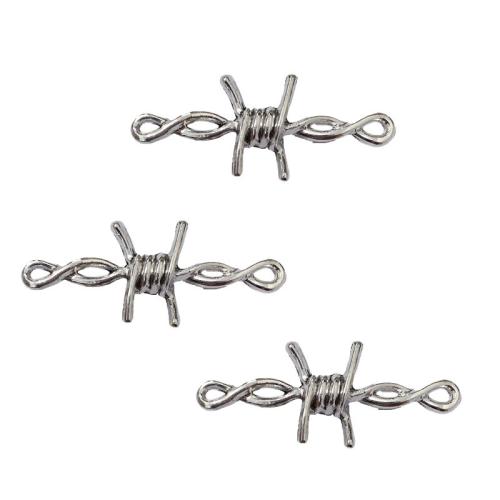 Connecteur en alliage de zinc, Placage, DIY & boucle de 1/1, 40x16mm, 100PC/sac, Vendu par sac